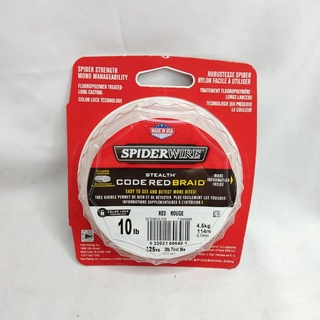 Spiderwire Stealth Code Red Braid Red Rouge 274m 15lb 0.20mm