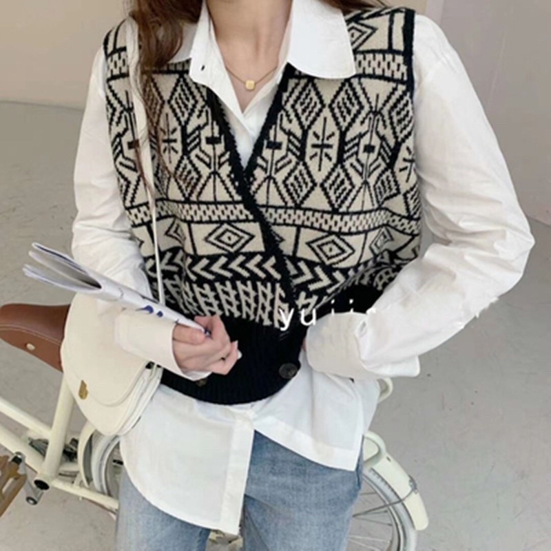 Wool Pinle Personality Black And White | Shopee Malaysia