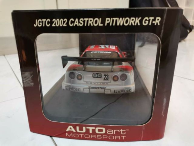 AUTOART NISSAN SKYLINE JGTC 2002 Castrol Pitwork GTR 1:18 | Shopee