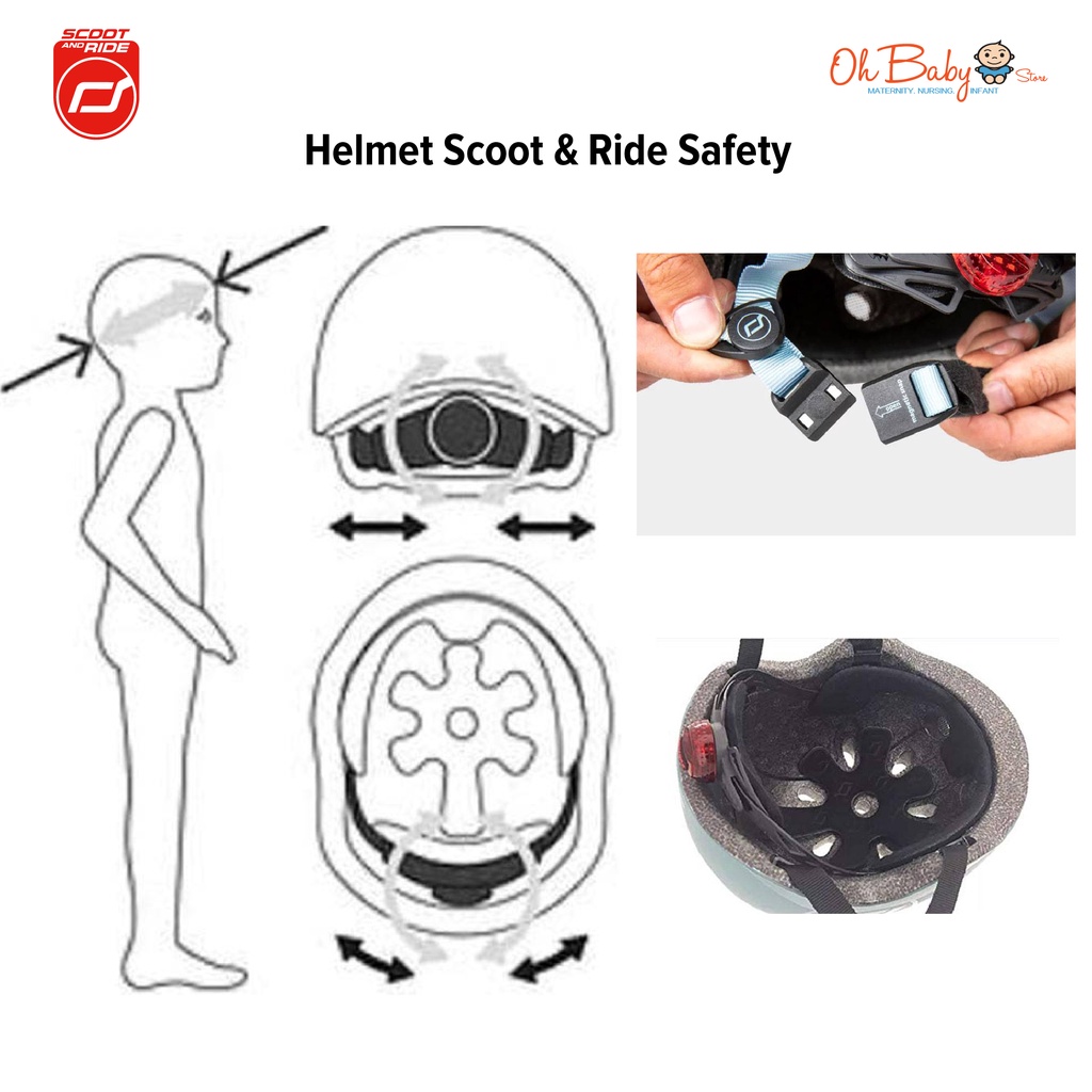 Baby Helmet Skids Control 52-56 cm Blue