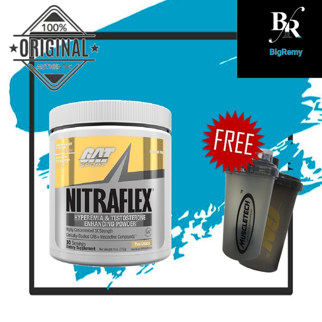 GAT NITRAFLEX PRE-WORKOUT 30 SERVINGS | Shopee Malaysia