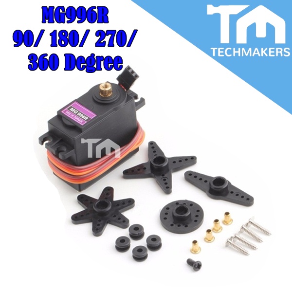MG996R MG996 MG 996 90/180/270/360 Degree Towerpro Digital High Torque Metal Gear Servo Motor RC Toy Remote TechMakers