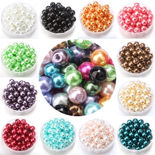 Many Colors ABS Imitation Pearls Round Beads with Holes DIY Bracelet  Earrings Charms Sewing Beads Necklace Jewelry Making - China Pearl Beads  price