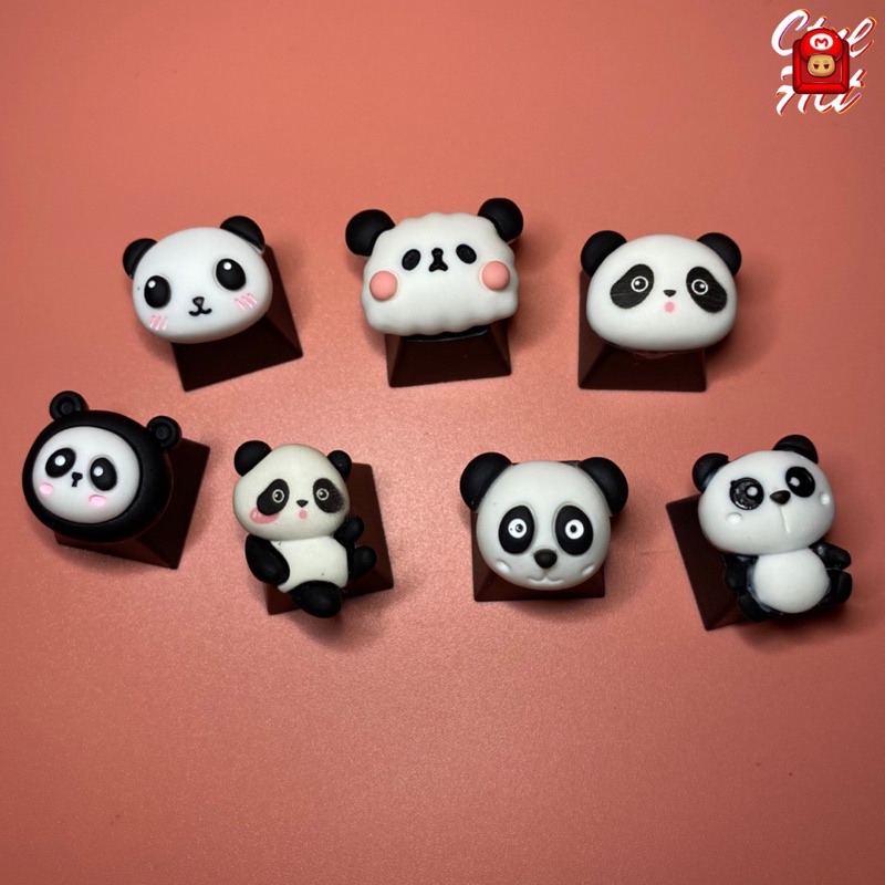 68 CUTE PANDA KEYCAP FOR MECHANICAL KEYBOARD | Shopee Malaysia