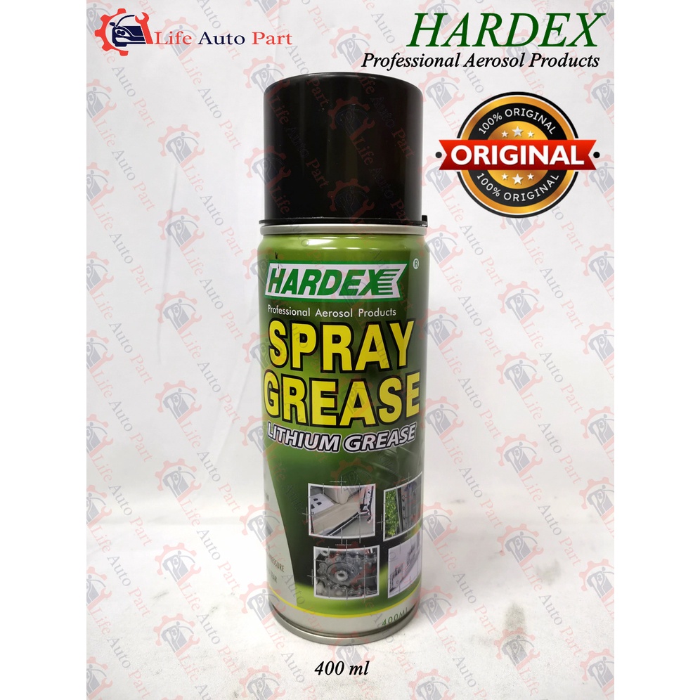 HARDEX SPRAY GREASE LITHIUM GREASE 400ML ORIGINAL Shopee Malaysia