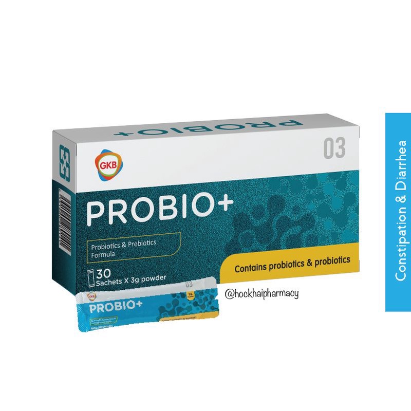 GKB PROBIO+ 30 sachets x 3g powder | Shopee Malaysia