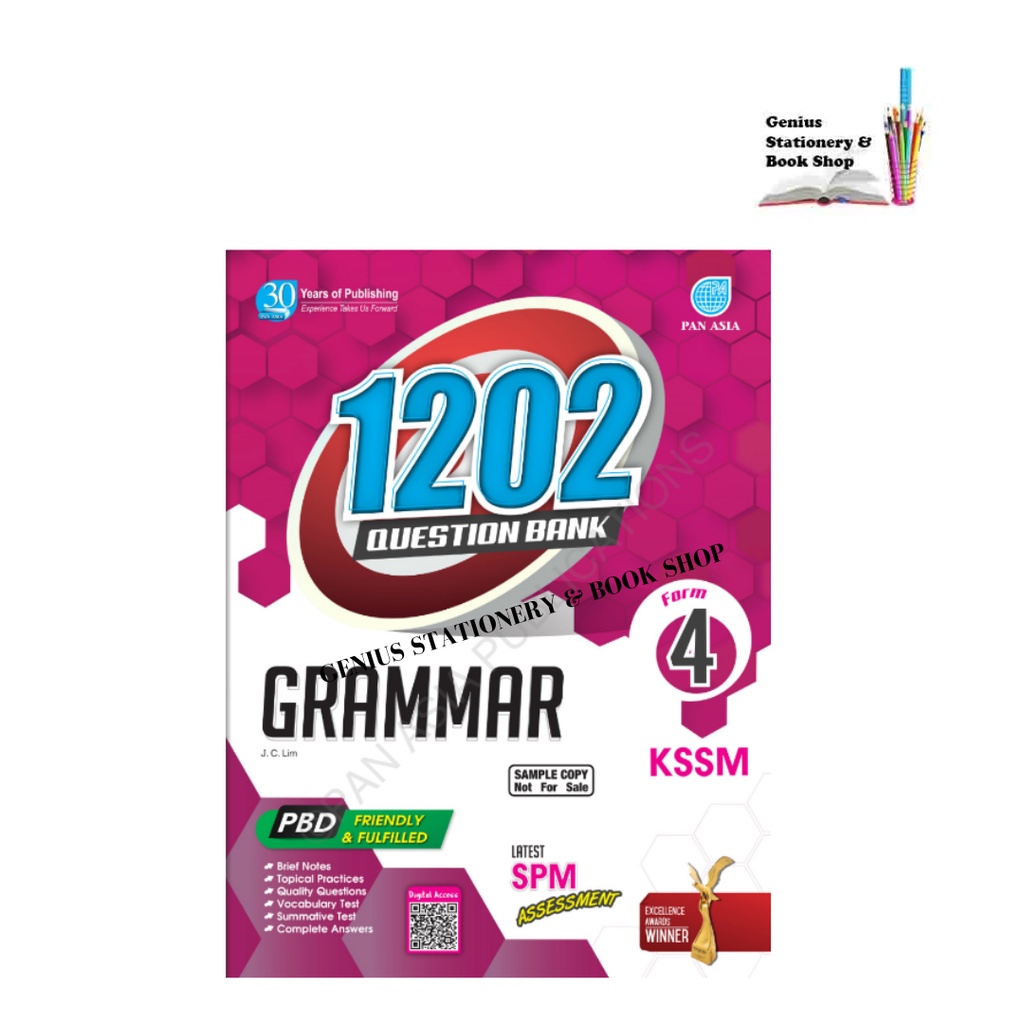 Buku Latihan: 1202 Question Bank Grammar Form 4 | Shopee Malaysia