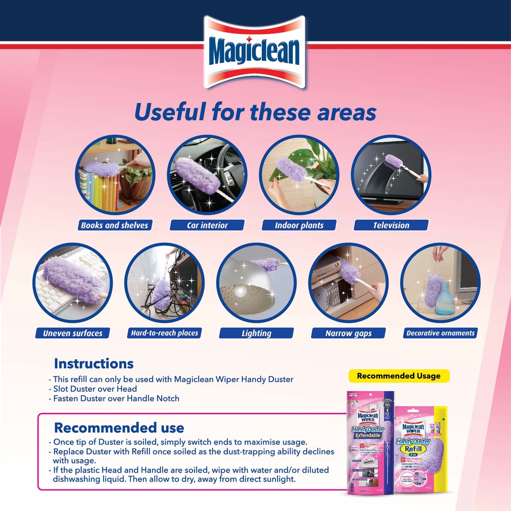 MAGICLEAN Handy Duster Refill (3pcs) | Shopee Malaysia