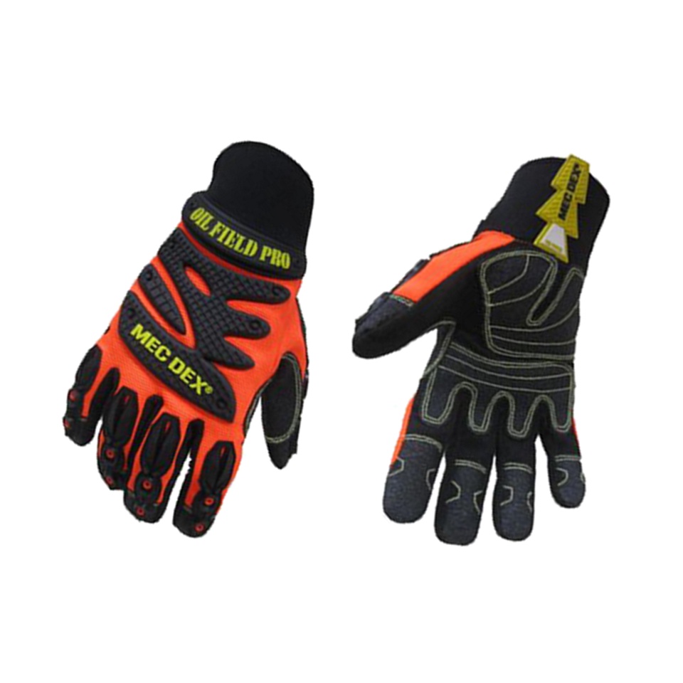 Mec Dex Oil Field Pro Glove Cut Level 3 Orange (Size M) | Shopee Malaysia