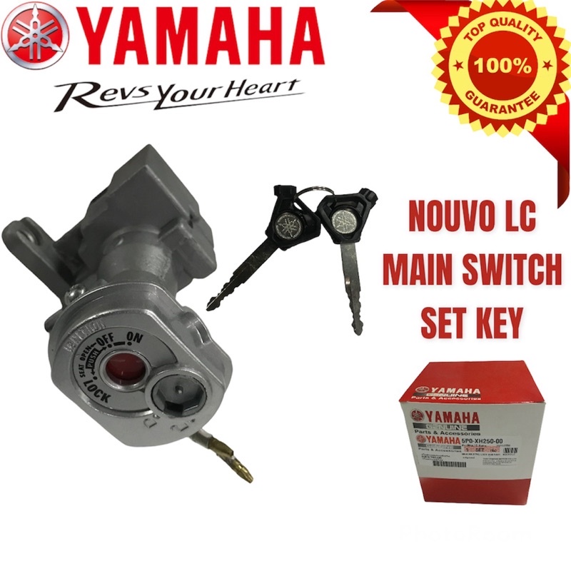 YAMAHA NOUVO LC MAIN SWITCH SET SPECIAL KEY SET SUIS KUNCI SET IGNITION