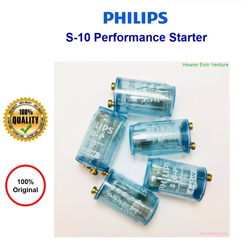 Original Genuine Philips S10 Fluorescent Light Starter Shopee Malaysia