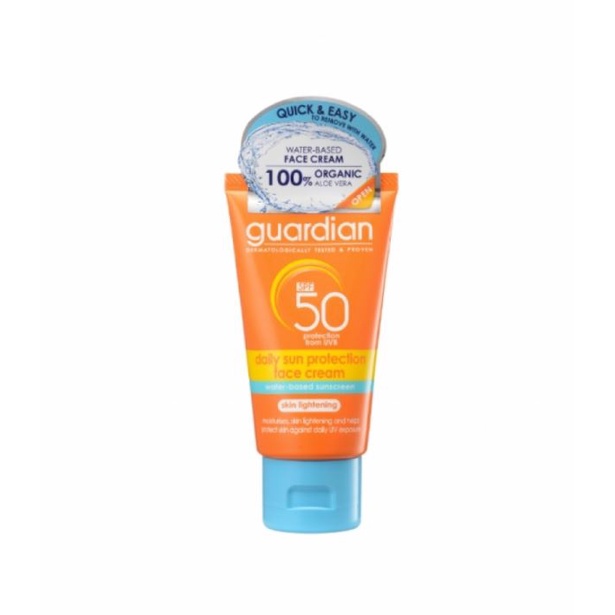 Guardian Daily Sun Protection Face Cream SPF50 50ml Waterbased