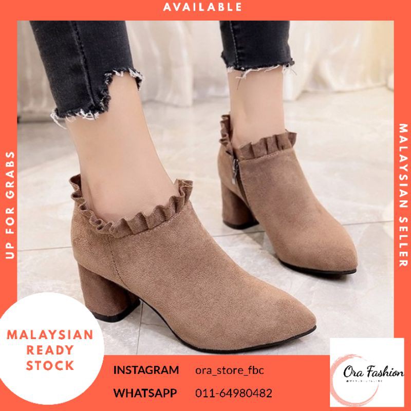 ORA Boots🇲🇾 READY STOCK MALAYSIAN 🇲🇾 WOMEN BOOTS ORA POINT BOOT STYLE