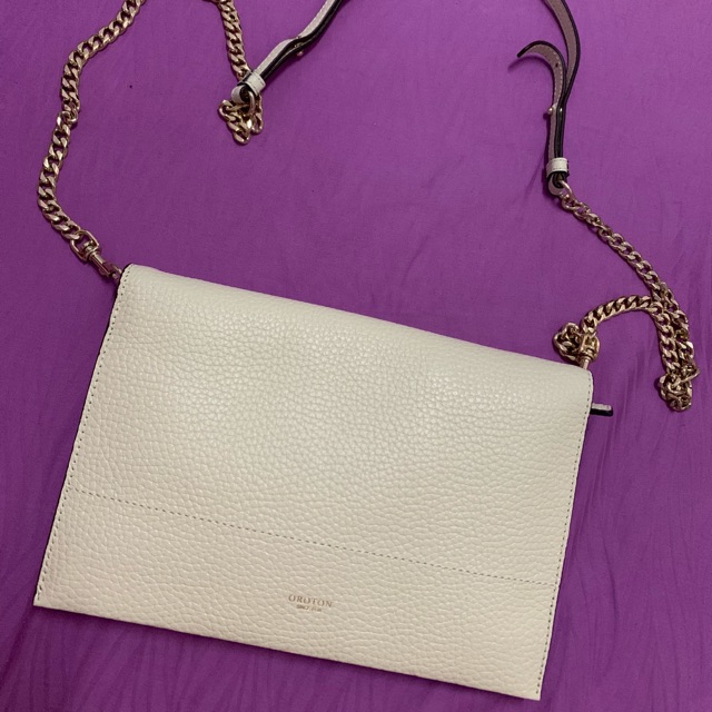 OROTON sling bag (white) Shopee Malaysia