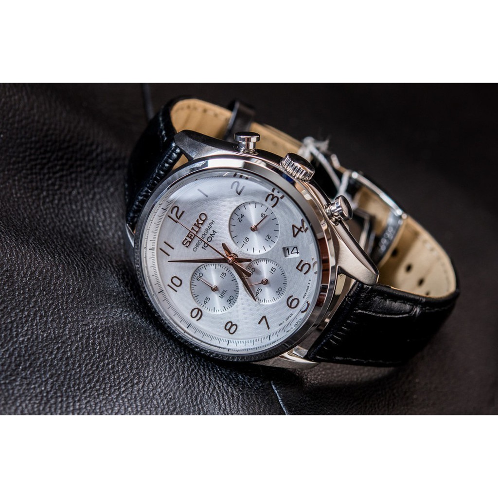 Seiko Men s Chronograph Date Quartz Watch SSB227P1 Shopee Malaysia