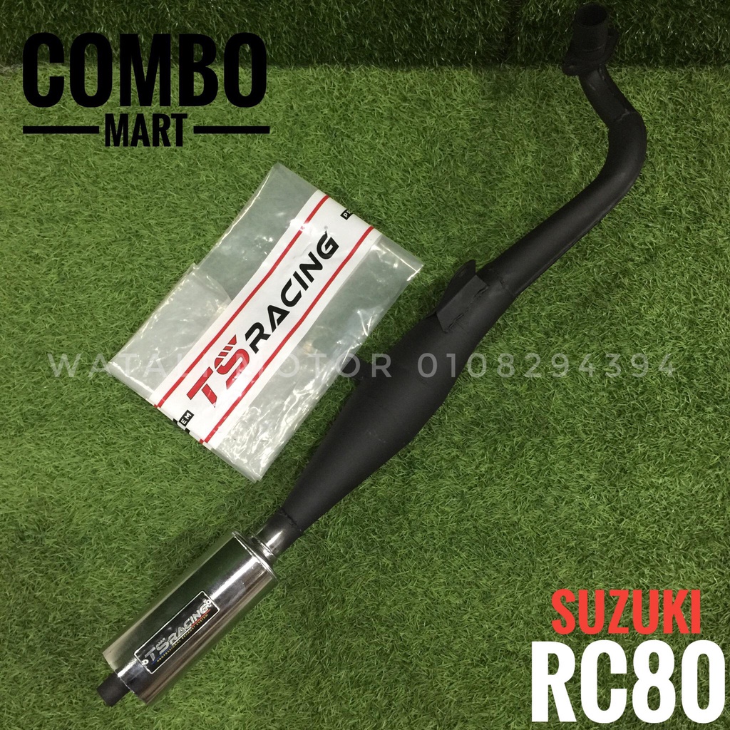 EXHAUST PIPE TS RACING SUZUKI RC80 RC80 CUTTING STANDARD CHAMBER ...
