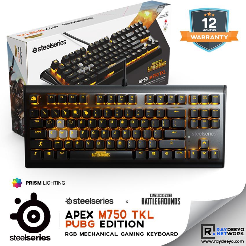 Steelseries Apex M750 TKL PUBG Edition RGB Gaming Keyboard