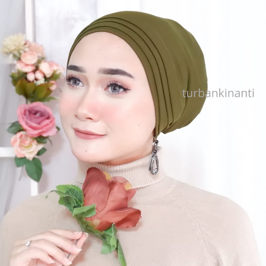 Kinanti Turban - Qiara Jersey Korea Premium Instant Turban - Part 1 ...