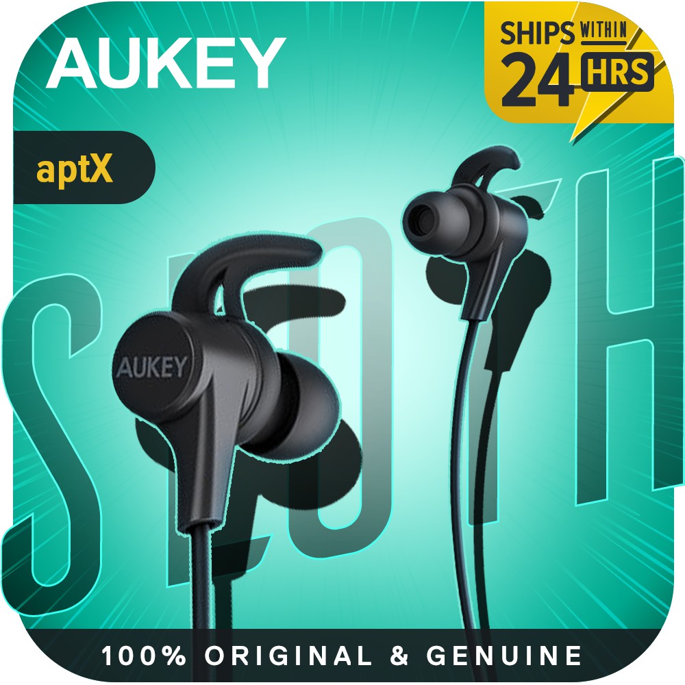 Aukey Latitude EP B40 Wireless Headphones AptX Sweat Resistant