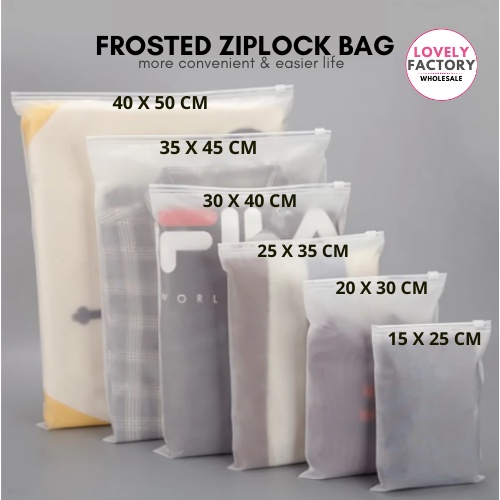 Ziplock Seal Transparent Storage Bag Waterproof Travel Packing for Clothes  Underwear - RANCO, COD