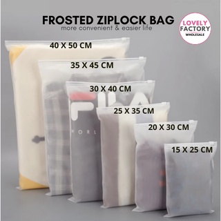 10pcs Travel Storage Bags, Clothes Packaging Bags, Reusable Plastic Ziplock  Bags, Frosted Waterproof Resealable Clothing Zipper Bags Pouch for Travel  Clothes Shoes Cosmetics Storage Bag (15*25cm)