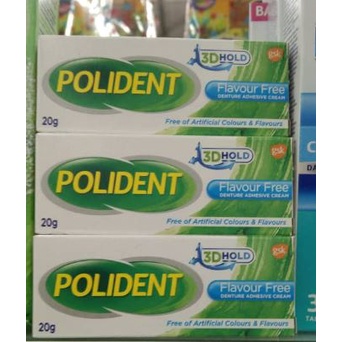 Polident Fresh Mint Denture Adhesive Cream 20g | Shopee Malaysia