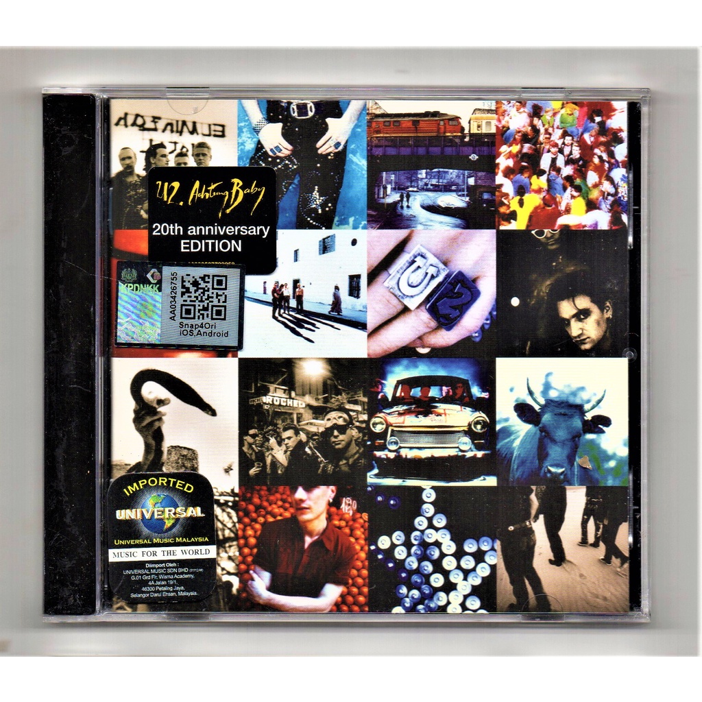 U2 - Achtung Baby ( 20th Anniversary Edition ) ( Imported CD ) | Shopee