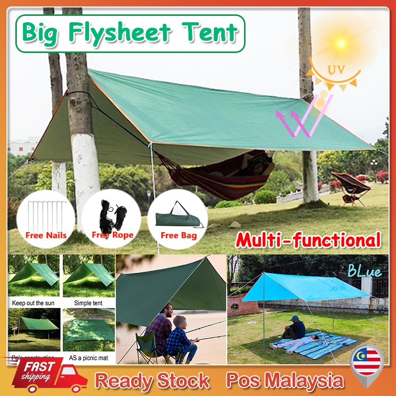 Flysheet camping waterproof Groundsheet Camping Tarp Shelter Alas Tent Floor Sheet Footprint