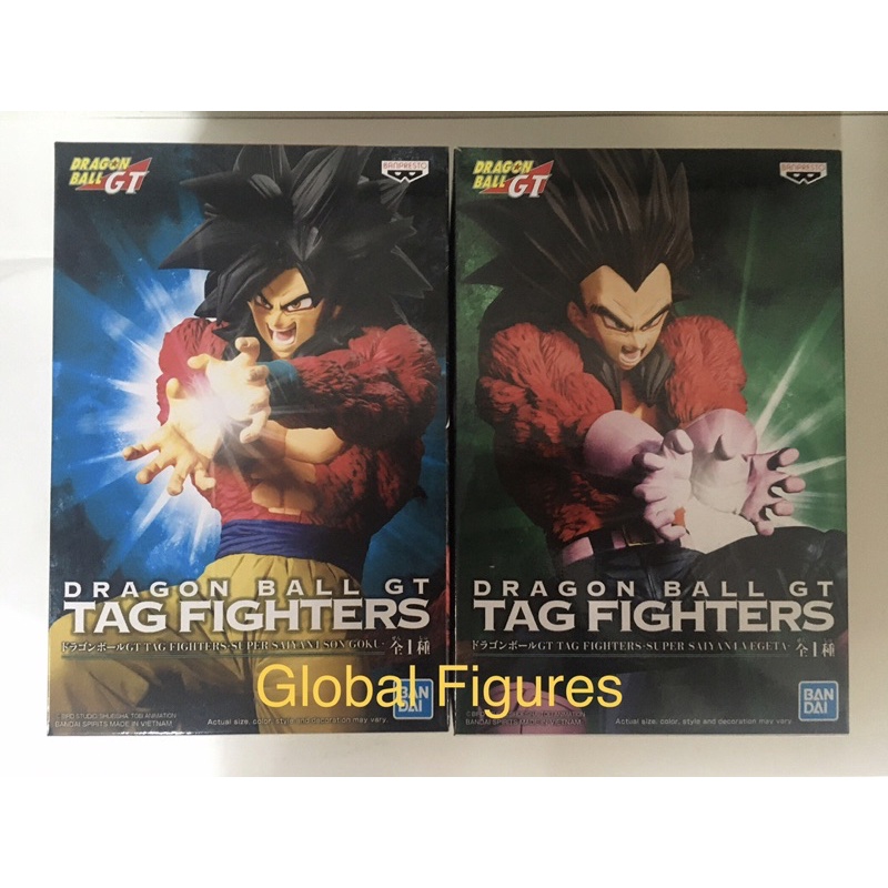 Banpresto Dragonball Super Tag Fighters - Figura Son Goku E Vegeta 17 Cm - Multicolore - Import Giappone