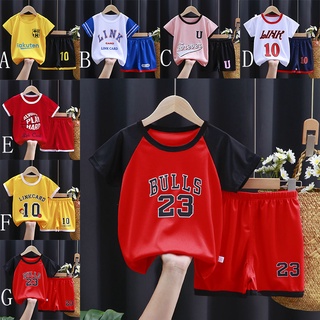 Summer Men Basketball Jersey T Shirt Set 3D Printed Short Sleeve