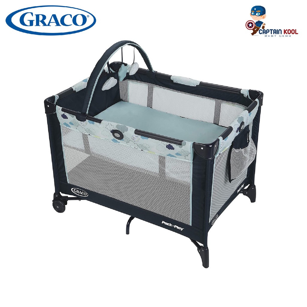 Graco Pack and Play On the Go Playard Stratus Shopee Malaysia