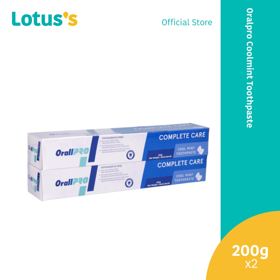 OralPro Cool Mint Toothpaste 2x200g | Shopee Malaysia