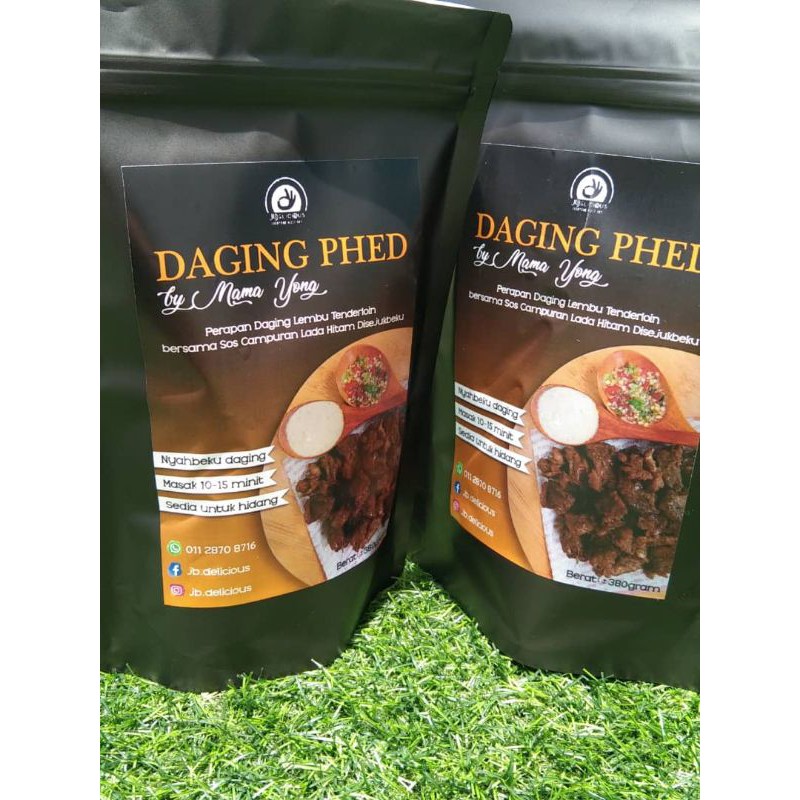 NEW PACKAGING & RECIPE Daging Phed / Daging phedas / Daging harimau