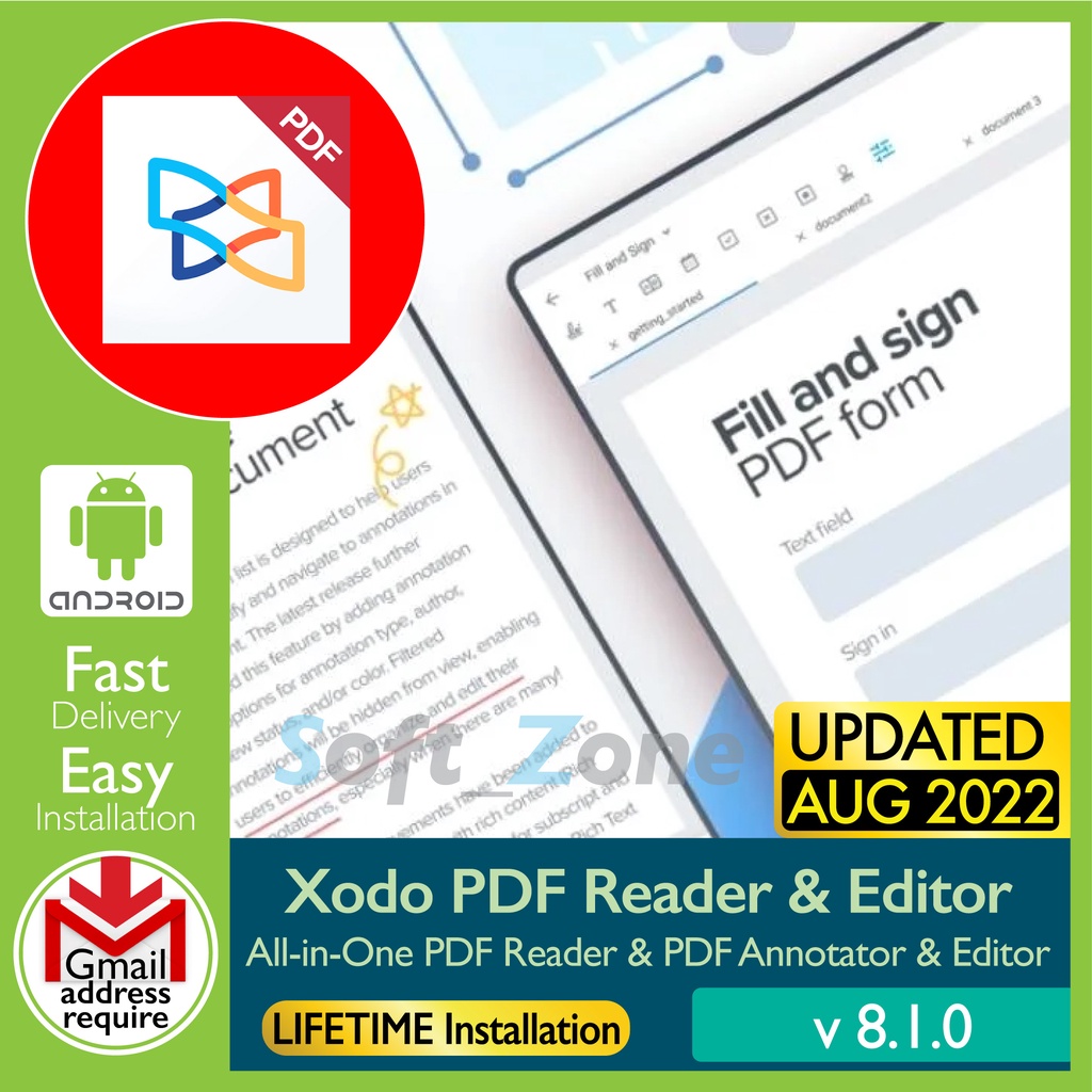 Xodo PDF Reader & Editor v8.1.0 AllinOne PDF Reader & PDF Annotator & Editor [SmartPhone