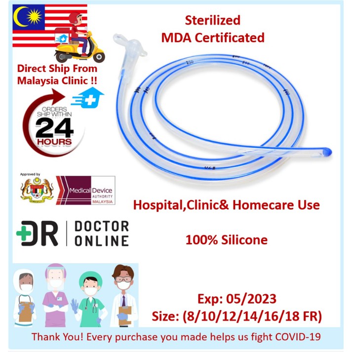 Silicone / Silicon Ryle's / Feeding Tube (8/10/12/14/16/18) | Shopee ...