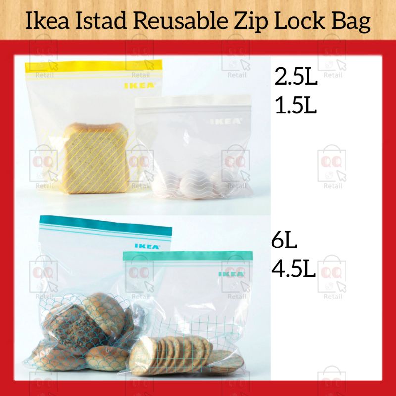 Ikea reusable ziploc bags hot sale