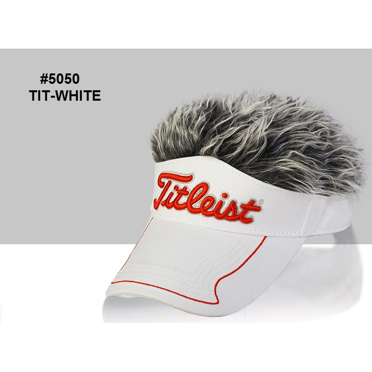 Golf cap hot sale with hair