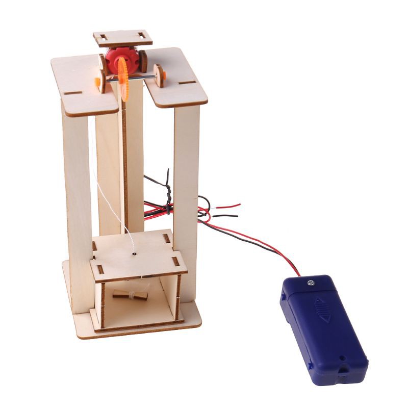 KING DIY Electric Elevator Lift Model Children Boy Toys Science ...
