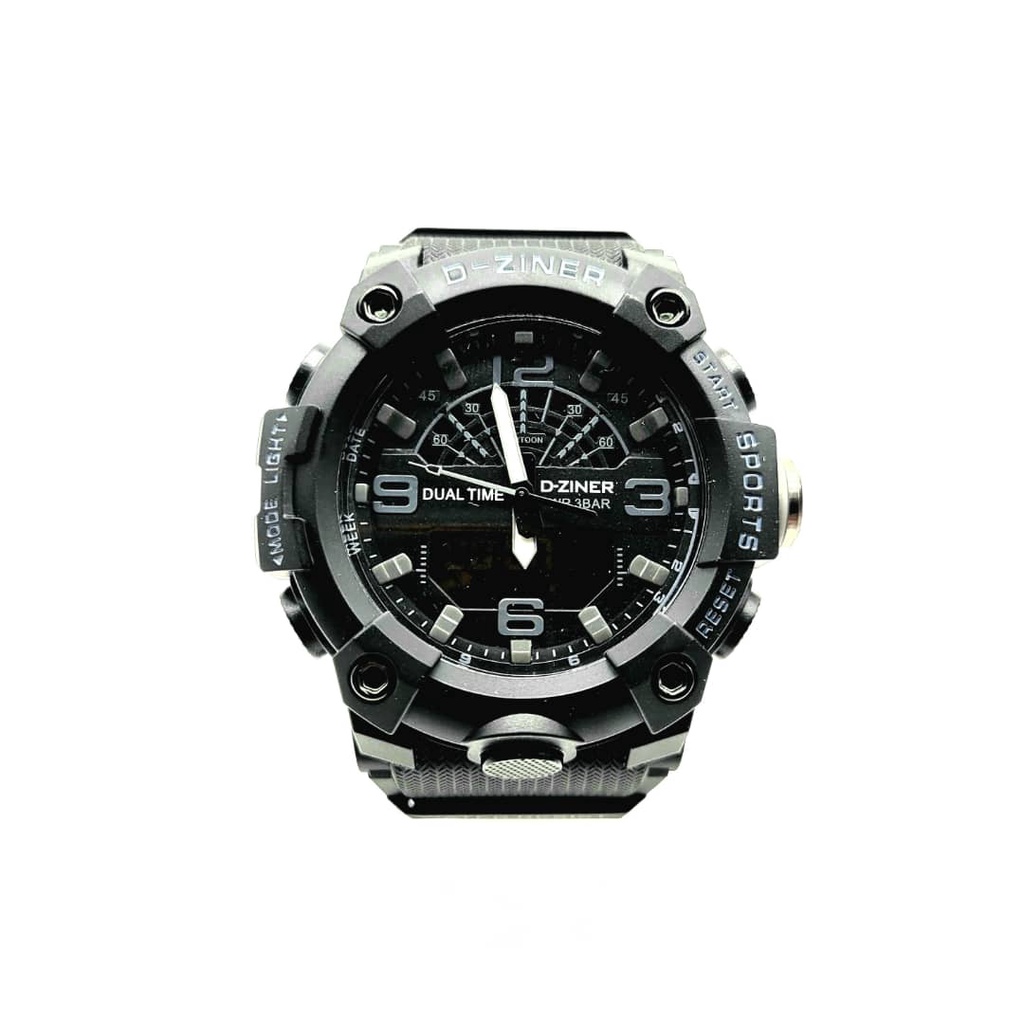 D-ZINER DZ8266 Black Wrist Men Sports Watch t2L1 Shopee Malaysia
