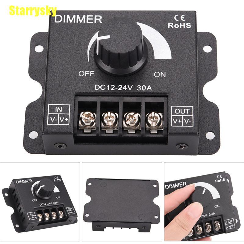 Starrysky A Led Dimmer Dc V V W Adjustable Brightness Lamp Bulb Strip Driver Shopee