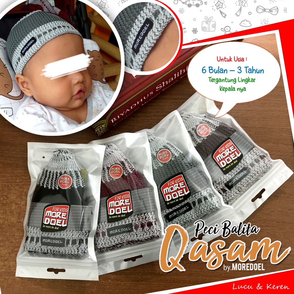 Qasam Toddler Baby Cap By Moredoel Cute And Luxurious Suitable For Baby ...