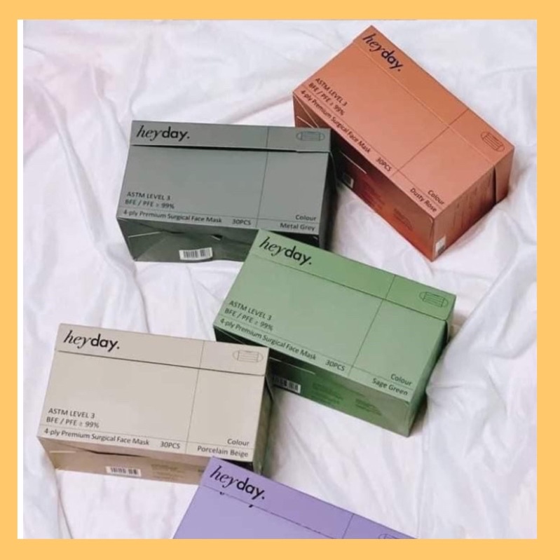 Heyday Malaysia- 4 ply Surgical Face Mask, 99% BFE, 99% PFE, 医用口罩,外科口罩 ...