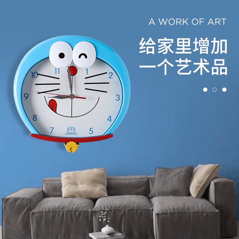 Doraemon Wall Clock With 2 Designs Shopee Malaysia