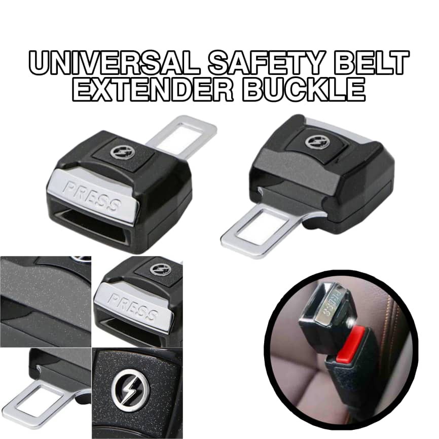 Universal Car Safety Seat Belt Clip Buckle Adjustable Extension