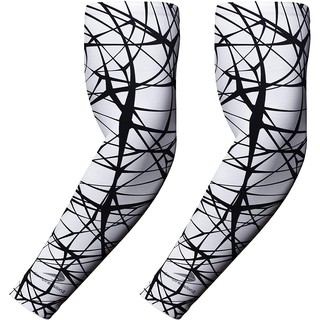 CompressionZ Compression Arm Sleeves for Men Women - Black - Size