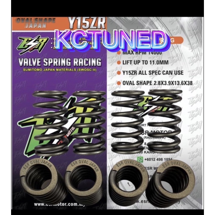 SPRING VALVE ESR FOR Y15 LC135 100ORIGINAL ESR Shopee Malaysia