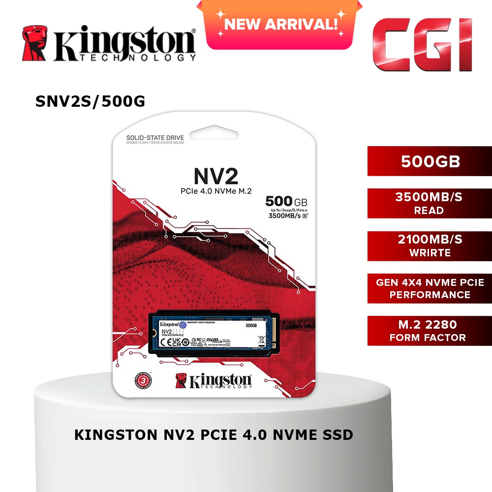 Ssd 1tb kingston nv2 snv2s 1000g