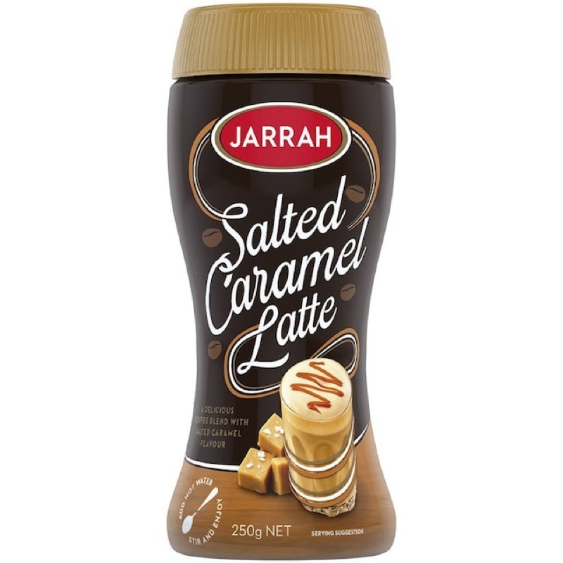 Jarrah French Vanilla / Salted Caramel / Brazilian Cafe Latte/ Swiss Mochaccino 250g Shopee