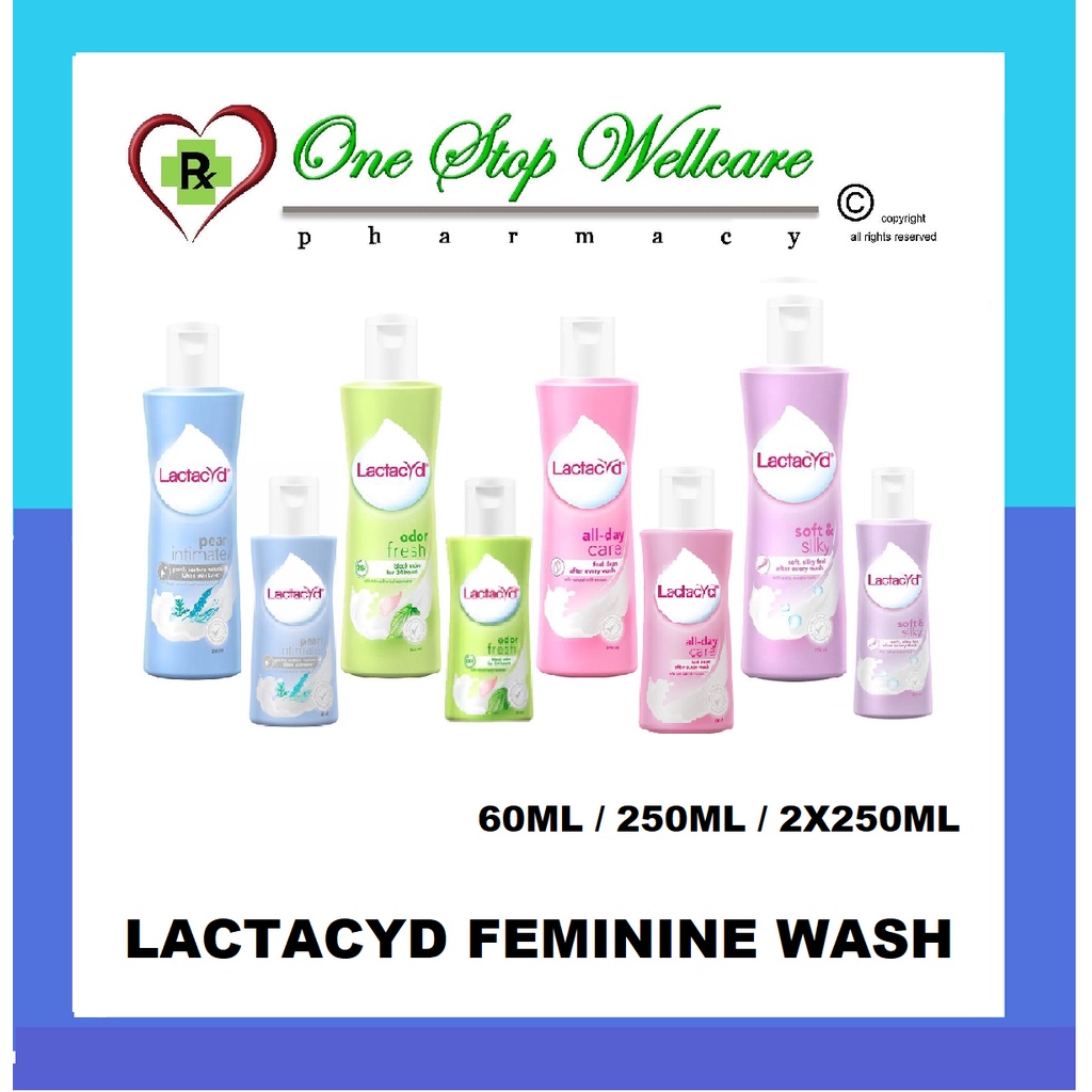 LACTACYD FEMININE WASH 60ML / 250ML / 2X250ML Shopee Malaysia