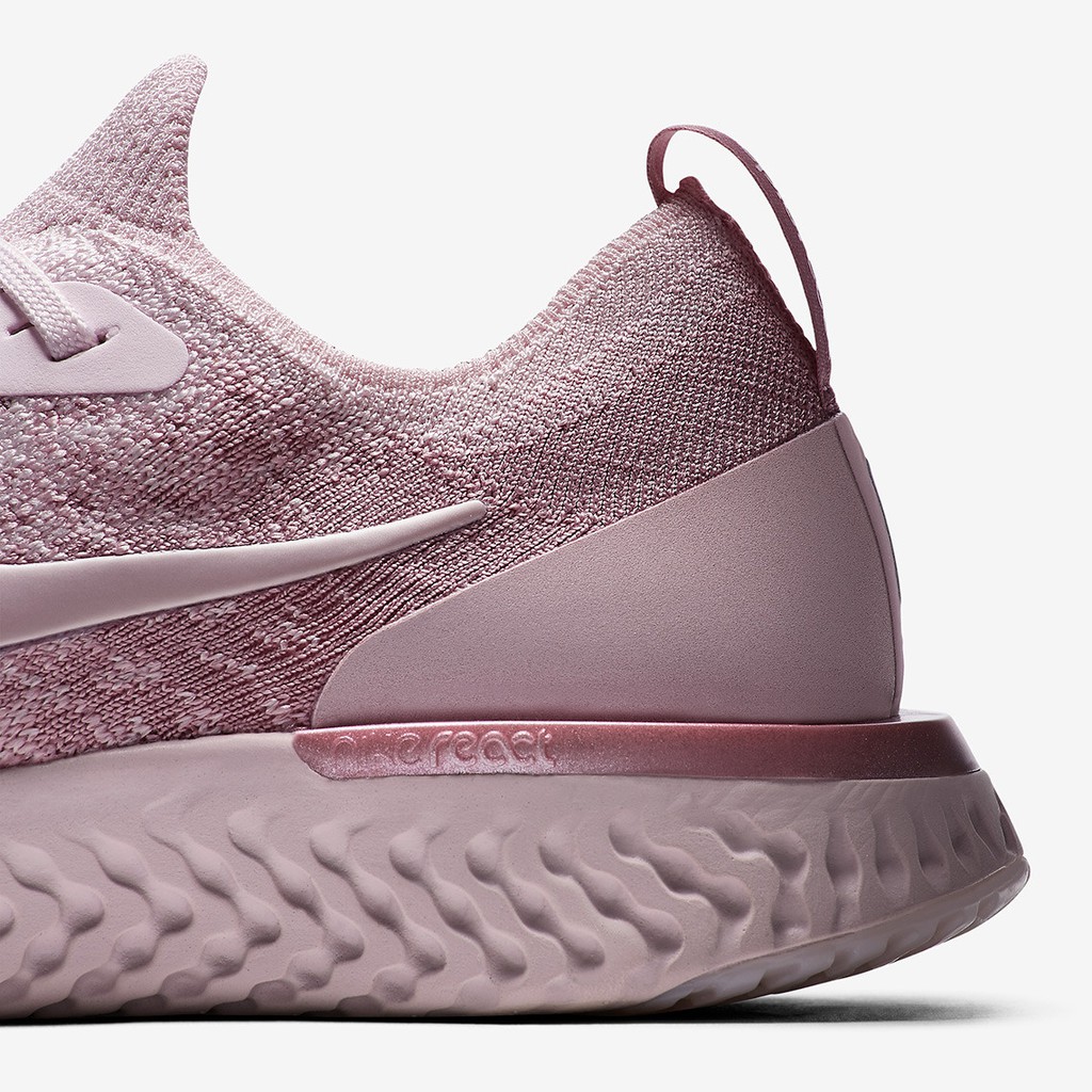 Nike Epic React Flyknit Pearl Pink Shopee Malaysia